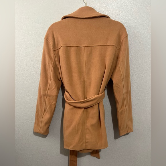 Love Tree Camel Wrap Coat - Picture 3 of 5